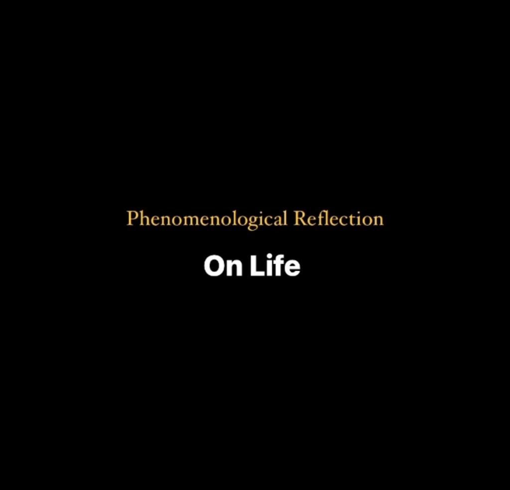 Phenomenological Reflection – On&nbsp;Life